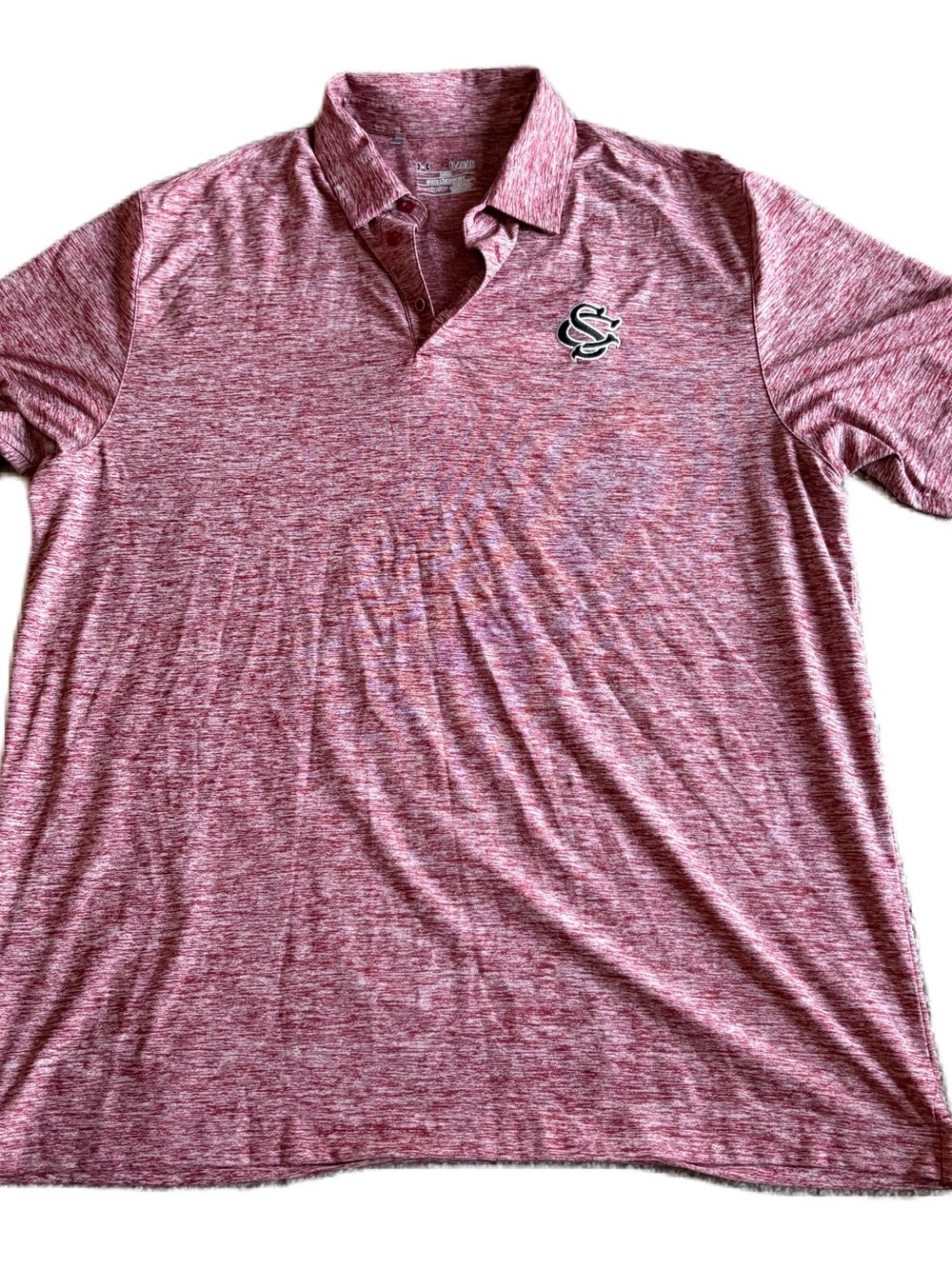 Under Armour South Carolina Gamecocks University Maroon Red Polo Shirt XL